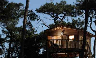 Cabane Tchanquée et Chalet à Lacanau