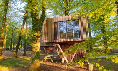 Cabane sur pilotis Normandie, domaine de l’ETAPE EN FORET