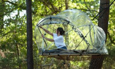 Bulles tentes suspendues 4 mètres