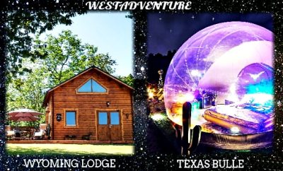 WESTADVENTURE : Wyoming Lodge*** – Luxe & SPA – & Bulle Texas / Lac Aiguebelette (73)